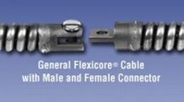 3/4" x 50' Electric Floor Model Replacement Cable with Male & Female Connectors