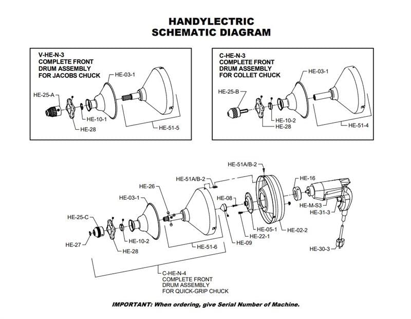 Complete Front Assembly for Jacobs Chuck