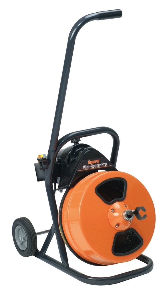 MiniRooter Pro Package w/ 75EM2 (75' x 3/8") Cable, MRCS Cutter Set